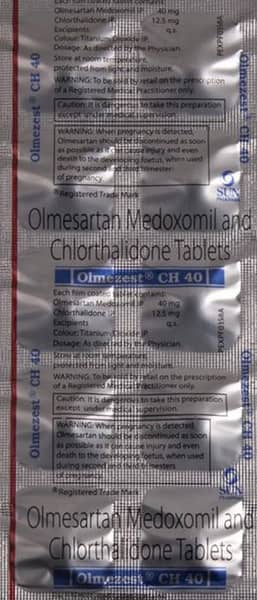 Olmezest Ch 40mg Strip Of 10 Tablets
