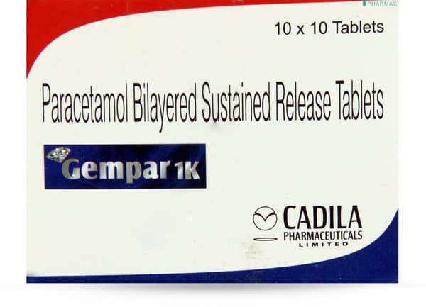 Gempar 1k Strip Of 10 Tablets