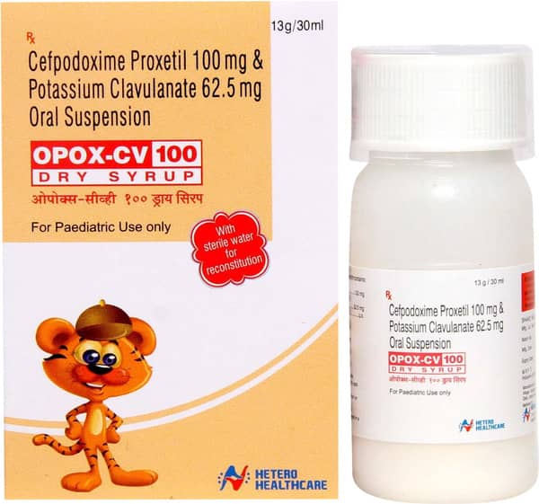 Opox Cv 100mg Bottle Of 30ml Dry Syrup