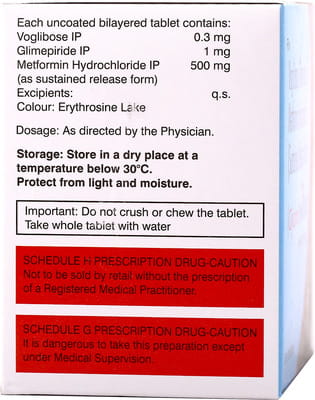 Glycomet Trio 1/0.3mg Strip Of 10 Tablets