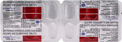 Glycomet Gp 0.5mg Strip Of 10 Tablets