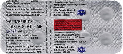 Gp 0.5mg Strip Of 10 Tablets
