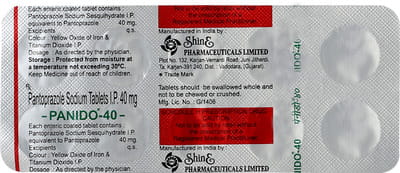Panido 40mg Strip Of 10 Tablets