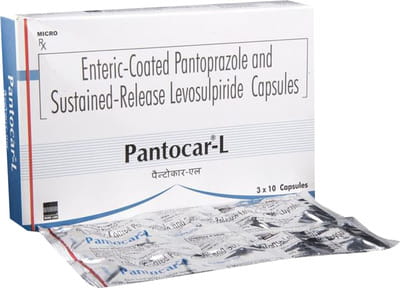 Pantocar L Strip Of 10 Capsules
