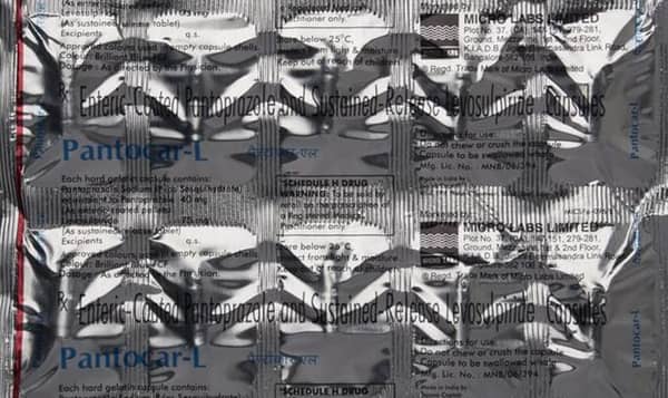 Pantocar L Strip Of 10 Capsules
