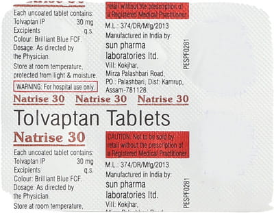Natrise 30mg Strip Of 4 Tablets