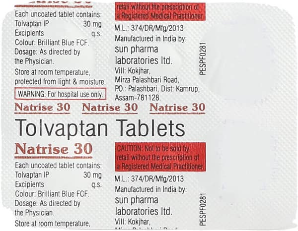 Natrise 30mg Strip Of 4 Tablets