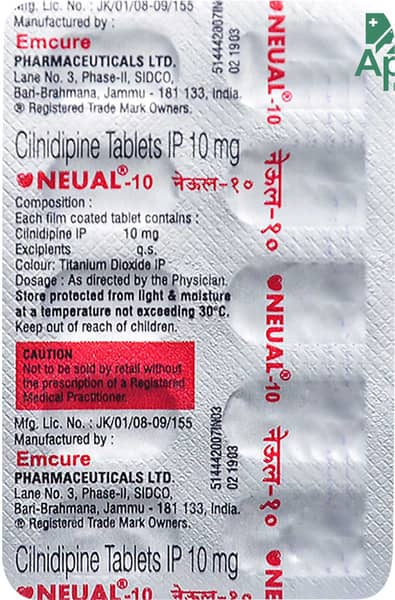Neual 10Mg Strip Of 10 Tablets