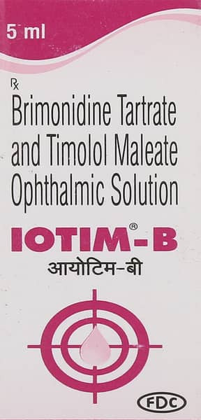 Iotim B Bottle Of 5ml Eye Drops