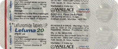 Lefuma 20mg Strip Of 10 Tablets