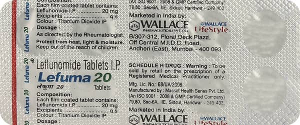 Lefuma 20mg Strip Of 10 Tablets