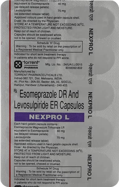 नेक्सप्रो एल कैप्सूल