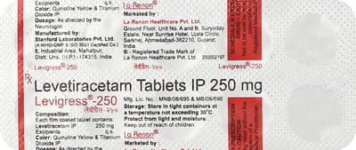 Levigress 250mg Strip Of 10 Tablets