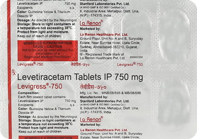 Levigress 750mg Strip Of 10 Tablets