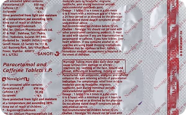 Novalgin NU Tablet
