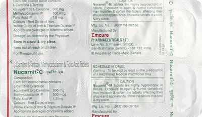 Nucarnit M Strip Of 10 Tablets