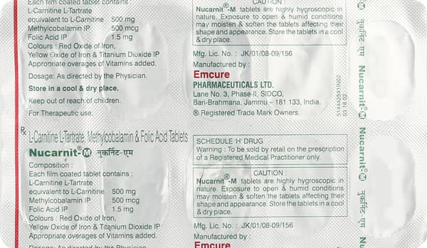 Nucarnit M Strip Of 10 Tablets