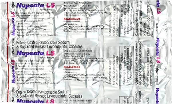 Nupenta Ls Strip Of 10 Capsules