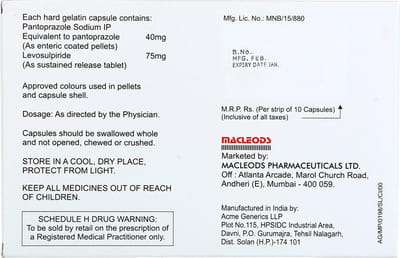 Nupenta Ls Strip Of 10 Capsules