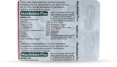 Macfolate Plus Strip Of 10 Capsules