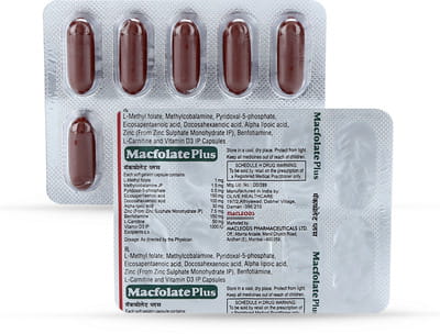 Macfolate Plus Strip Of 10 Capsules