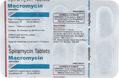 Macromycin Strip Of 10 Tablets