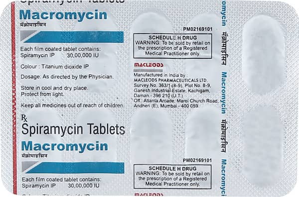 Macromycin Strip Of 10 Tablets