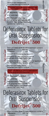 Defrijet 500mg Strip Of 10 Tablets