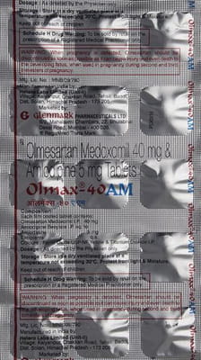 Olmax Am 40mg Strip Of 15 Tablets