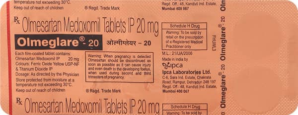 Olmeglare 20Mg Tablet