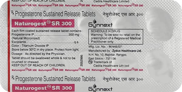 Naturogest Sr 300mg Strip Of 10 Tablets