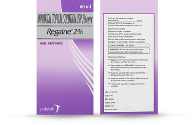 Regaine 2% Bottle Of 60ml Solution