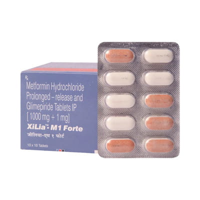 Xilia M1 Forte Strip Of 10 Tablets
