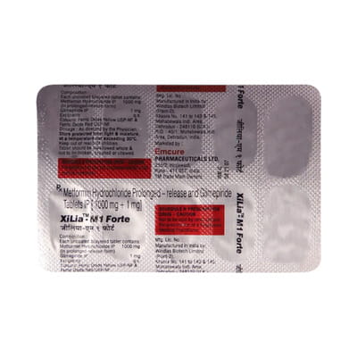 Xilia M1 Forte Strip Of 10 Tablets
