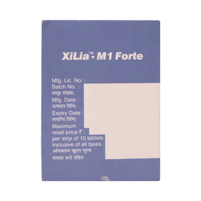 Xilia M1 Forte Strip Of 10 Tablets