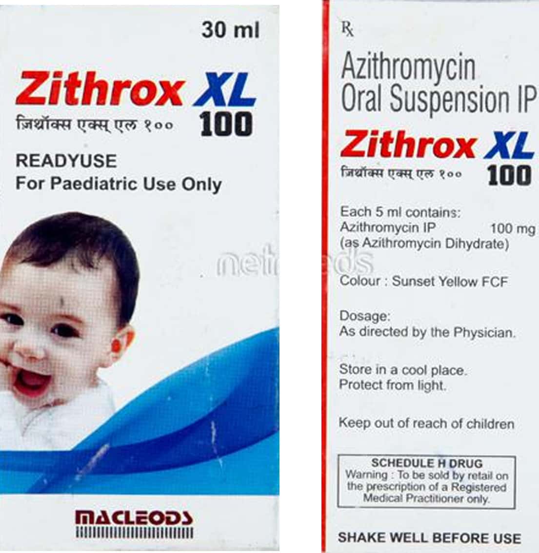 Zithrox Zithrox Xl 100 MG Suspension (30): Uses, Side Effects, Price & Dosage ...
