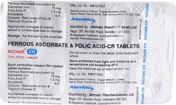 Richar Cr 75mg Strip Of 10 Tablets