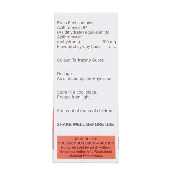 Zithrox Xl 200Mg Bottle Of 30Ml Suspension