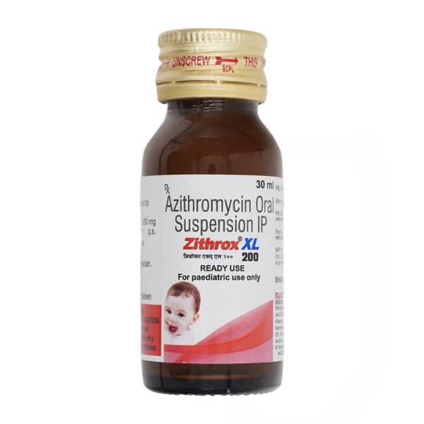Zithrox Xl 200Mg Bottle Of 30Ml Suspension