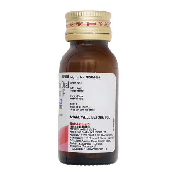 Zithrox Xl 200Mg Bottle Of 30Ml Suspension