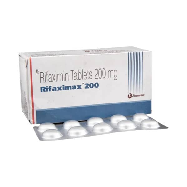 Rifaximax 200mg Strip Of 10 Tablets
