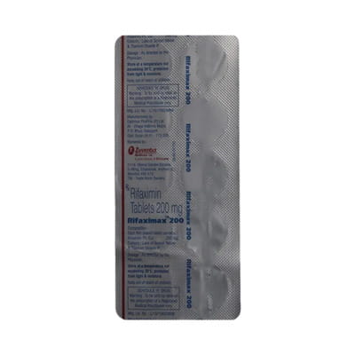 Rifaximax 200mg Strip Of 10 Tablets
