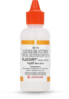 Flucort Bottle Of 30ml Lotion