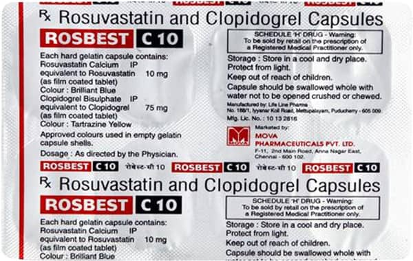 Rosbest C 10Mg Strip Of 10 Capsules