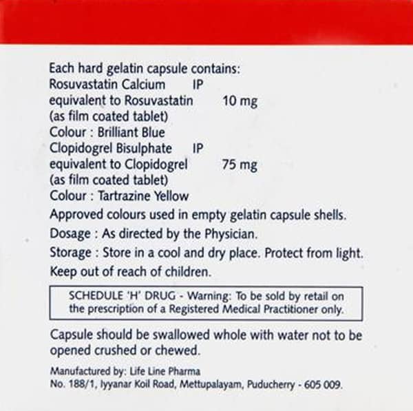 Rosbest C 10Mg Strip Of 10 Capsules