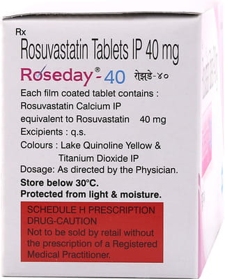 Roseday 40mg Strip Of 10 Tablets