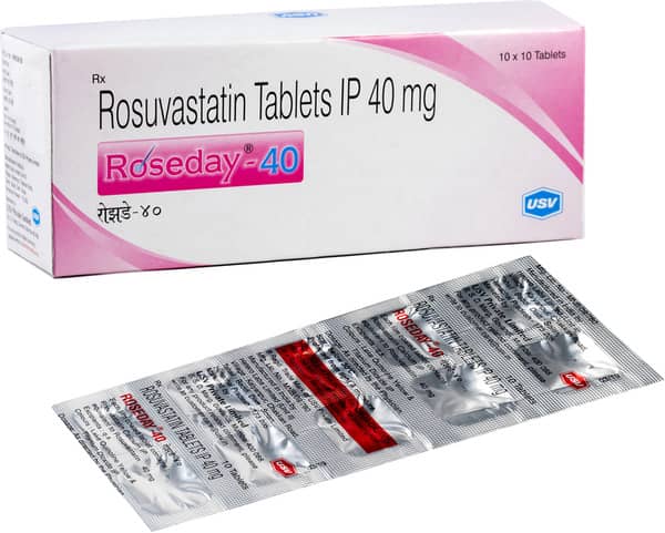 Roseday 40mg Strip Of 10 Tablets