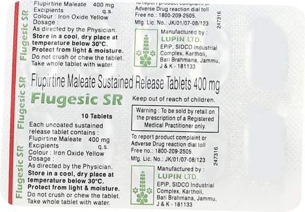 Flugesic Sr 400mg Strip Of 10 Tablets