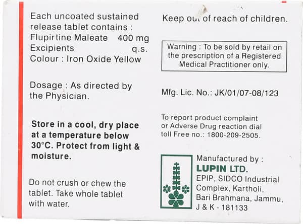 Flugesic Sr 400mg Strip Of 10 Tablets