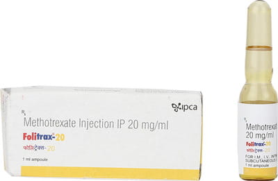 Folitrax 20mg Ampoule Of 1ml Injection